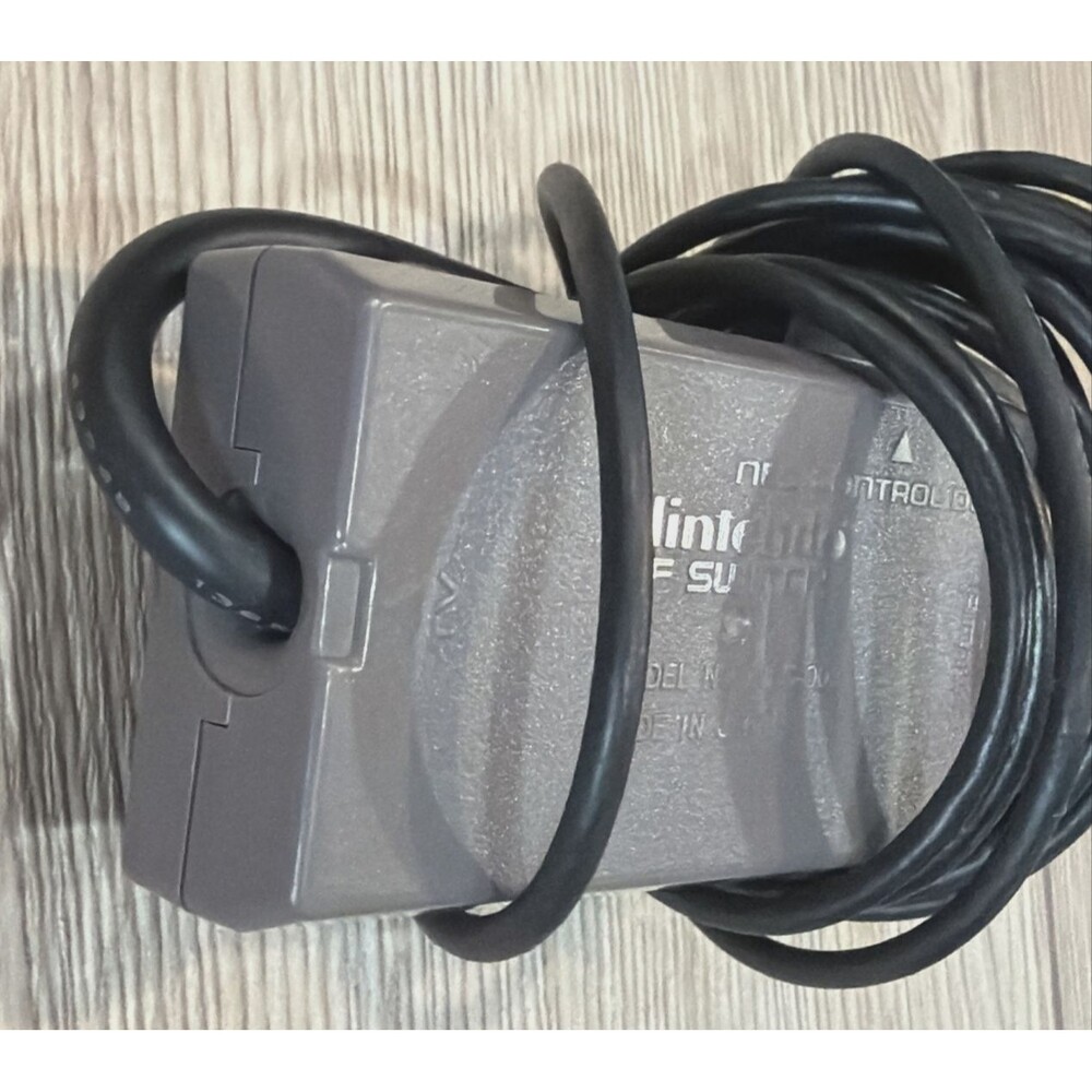 Nintendo NES SNES OEM RF Switch TV Connector Coax Adapter Original
